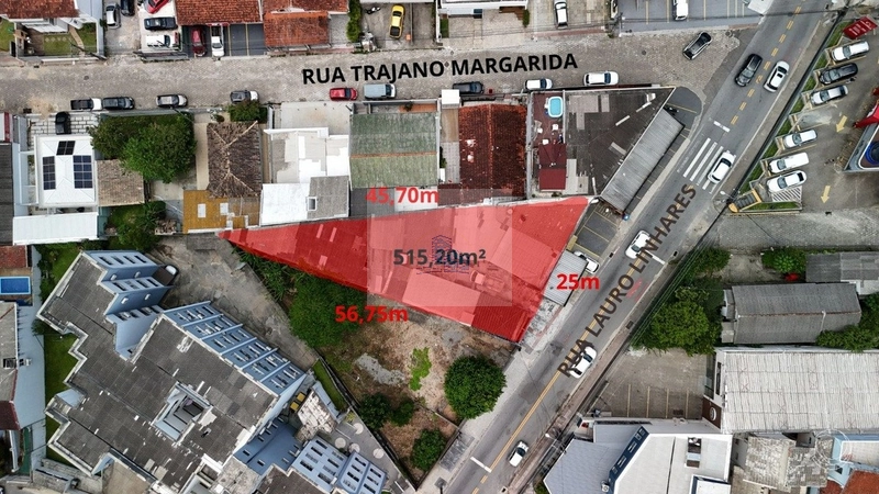 Terreno de 515m² na Trindade: 9ª foto da galeria de imagens do imóvel