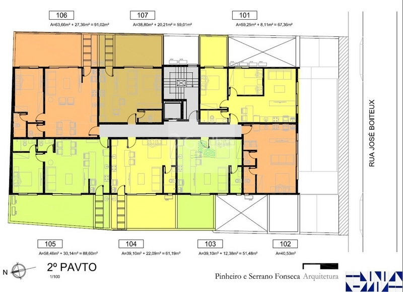 Apartamento de 39m² com 1 quarto no Centro: 19ª foto da galeria de imagens do imóvel