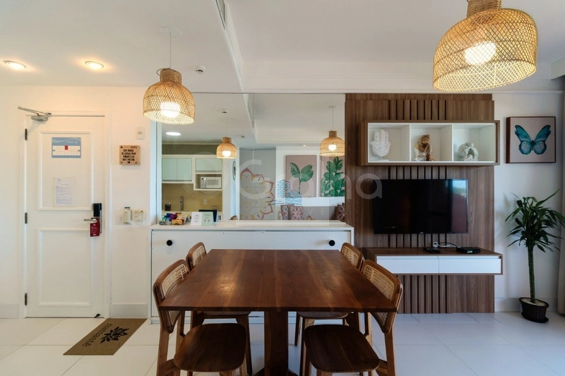 Apartamento mobiliado em hotel pé na areia: 11ª foto da galeria de imagens do imóvel