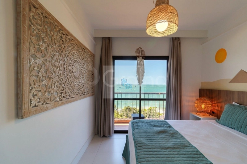 Apartamento mobiliado em hotel pé na areia: 12ª foto da galeria de imagens do imóvel