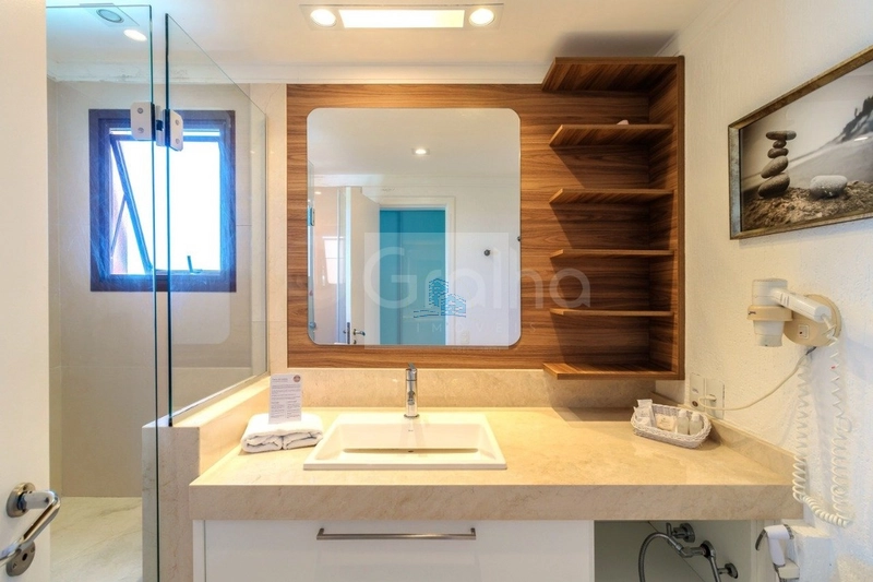 Apartamento mobiliado em hotel pé na areia: 15ª foto da galeria de imagens do imóvel