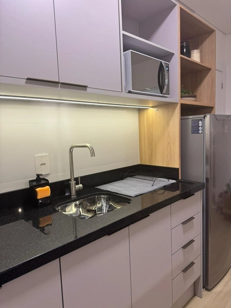 Apartamento tipo studio com 47,50 m², totalmente mobiliado e com vaga: 11ª foto da galeria de imagens do imóvel