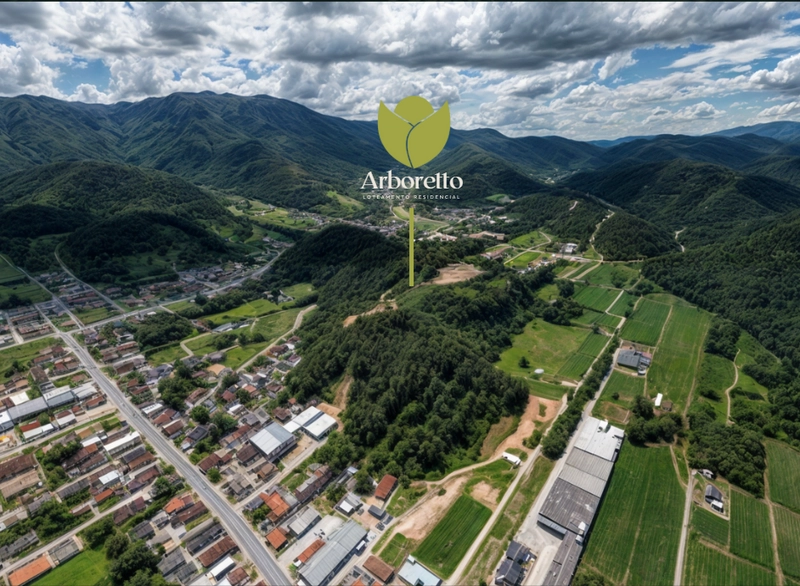 Lotes  á venda  no Residencial Arboretto em Guabiruba -SC: 3ª foto da galeria de imagens do imóvel