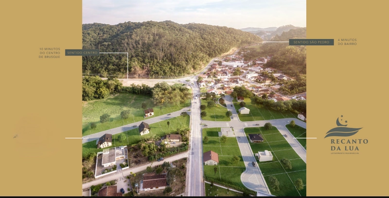 Construa seu futuro no Recanto da Lua, a 10 min do centro de Brusque!: 4ª foto da galeria de imagens do imóvel