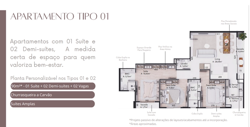 Apartamento na planta,no litoral .Invista no seu  futuro  desde já !!: 4ª foto da galeria de imagens do imóvel