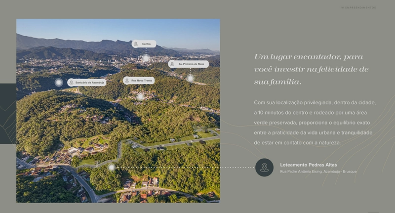 Viva com tranquilidade a 10 min.Centro de BRUSQUE ! ÚLTIMO LOTE: 5ª foto da galeria de imagens do imóvel