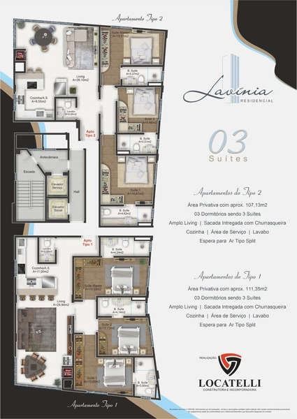 Apartamento moderno com 3 suítes e lazer completo ,BALNEÁRIO PEREQUÊ: 6ª foto da galeria de imagens do imóvel