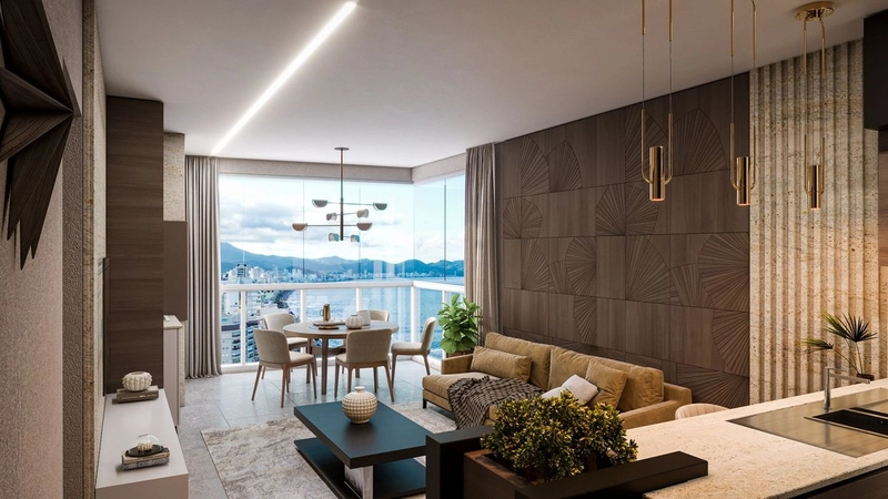 Apartamento moderno com 3 suítes e lazer completo ,BALNEÁRIO PEREQUÊ: 2ª foto da galeria de imagens do imóvel