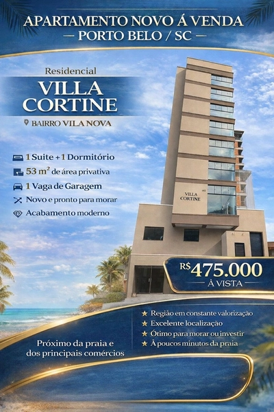 Residencial Villa Cortine próximo ao mar-Porto Belo.Agende sua visita!: 2ª foto da galeria de imagens do imóvel