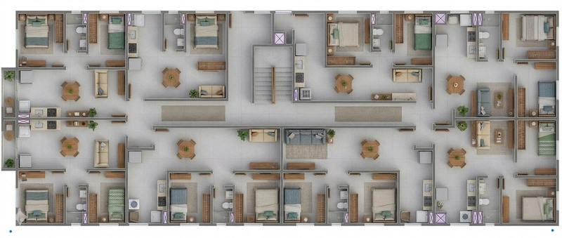 RESIDENCIAL VILA DAS TORRES-bairro Dom Joaquim em Brusque/SC: 2ª foto da galeria de imagens do imóvel