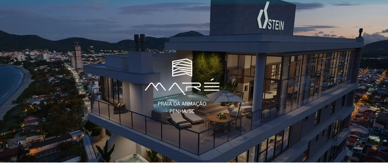 RESIDENCIAL MARÉ-Praia da Armação, em Penha,com opções 2 a 5 suítes: 1ª foto da galeria de imagens do imóvel