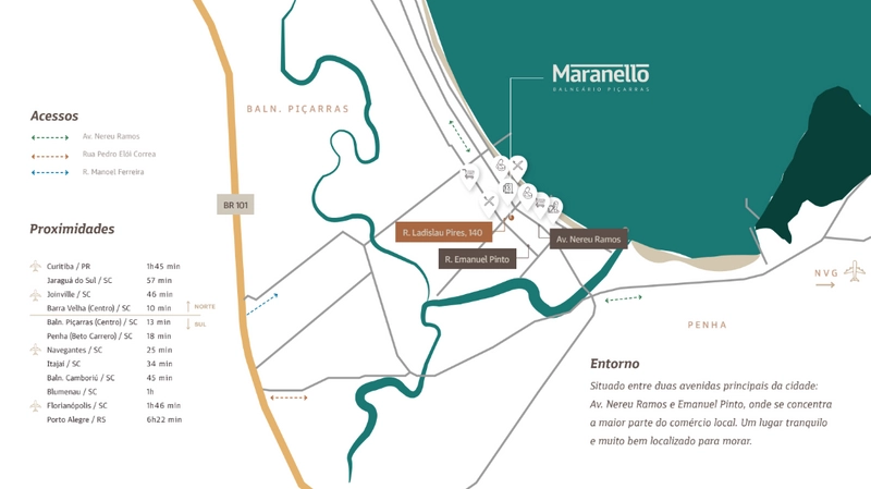 Apartamentos de Alto Padrão a 200 Metros do Mar em Balneário Piçarras/: 54ª foto da galeria de imagens do imóvel
