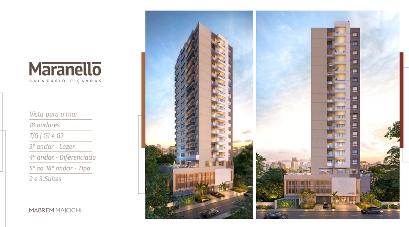 Apartamentos de Alto Padrão a 200 Metros do Mar em Balneário Piçarras/: 2ª foto da galeria de imagens do imóvel