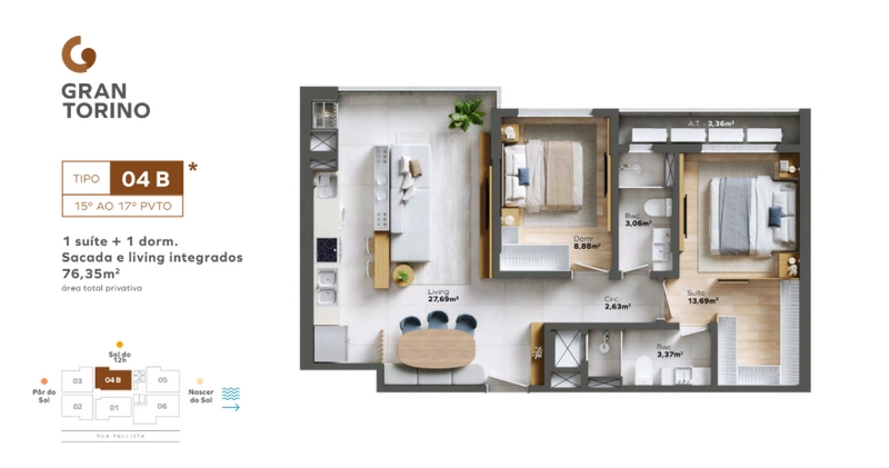 Residencial Gran Torino – Balneário Piçarras/SC: 18ª foto da galeria de imagens do imóvel