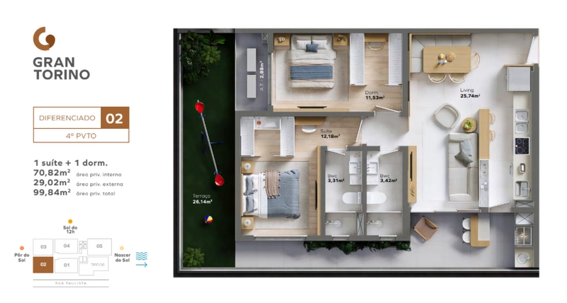 Residencial Gran Torino – Balneário Piçarras/SC: 24ª foto da galeria de imagens do imóvel