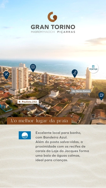 Residencial Gran Torino – Balneário Piçarras/SC: 10ª foto da galeria de imagens do imóvel
