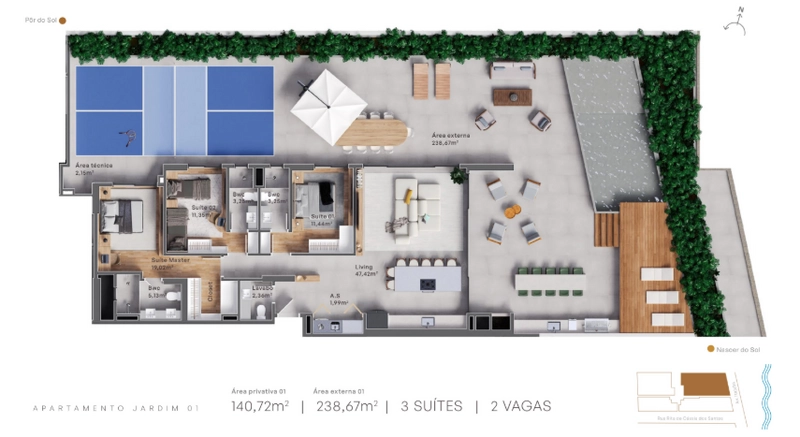 Apartamento alto Padrão 3 suítes,2 vagas na garagem em Barra Velha/SC.: 49ª foto da galeria de imagens do imóvel