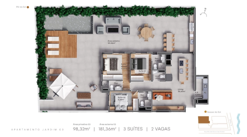 Apartamento alto Padrão 3 suítes,2 vagas na garagem em Barra Velha/SC.: 53ª foto da galeria de imagens do imóvel