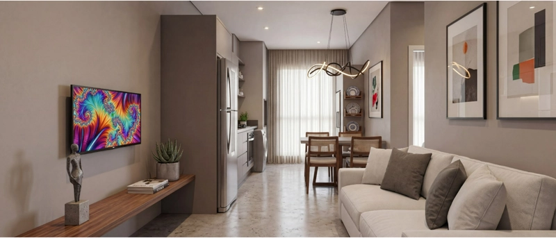 RESIDENCIAL NILO-APARTAMENTO COM 18 UNIDADES-GUABIRUBA/SC-MCMV: 5ª foto da galeria de imagens do imóvel