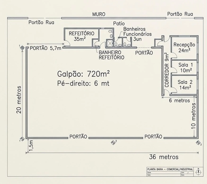 GALPÃO(800m² PARA LOCAÇÃO | ITAJAÍ – SC: 2ª foto da galeria de imagens do imóvel