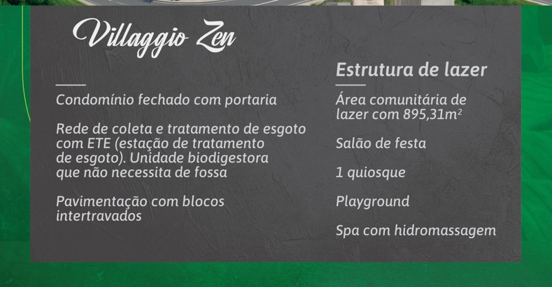 Lotes disponíveis á venda bairro Bateas Villaggio Zen.: 8ª foto da galeria de imagens do imóvel