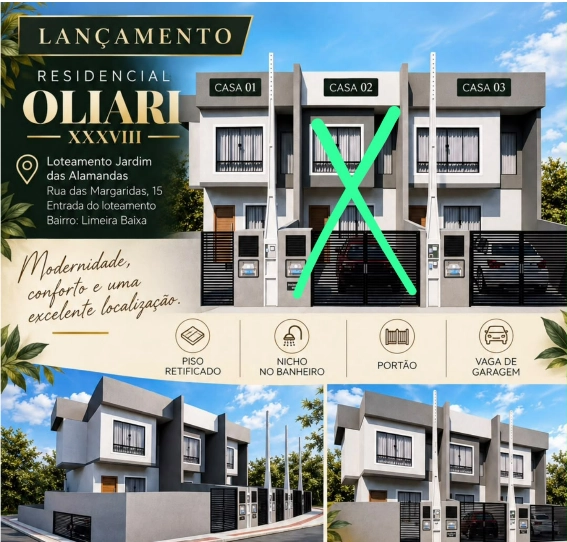 RESIDENCIAL OLIARI XXXVII – CASAS NA LIMEIRA BAIXA, EM BRUSQUE!: 5ª foto da galeria de imagens do imóvel