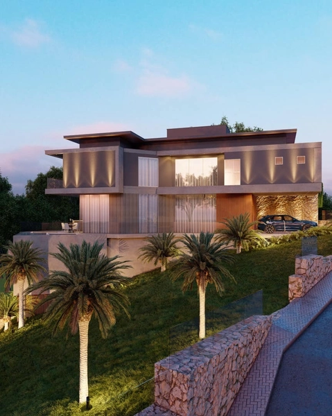 Casa de alto padrão com vista mar e 5 suítes a venda em Itapema-SC: 1ª foto da galeria de imagens do imóvel