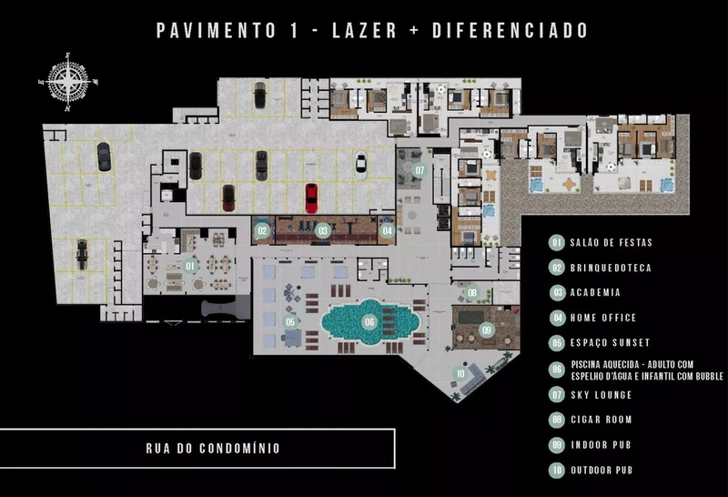 Residencial Donatello Apartamento 1 suite mais 2 dormitorios a venda: 2ª foto da galeria de imagens do imóvel