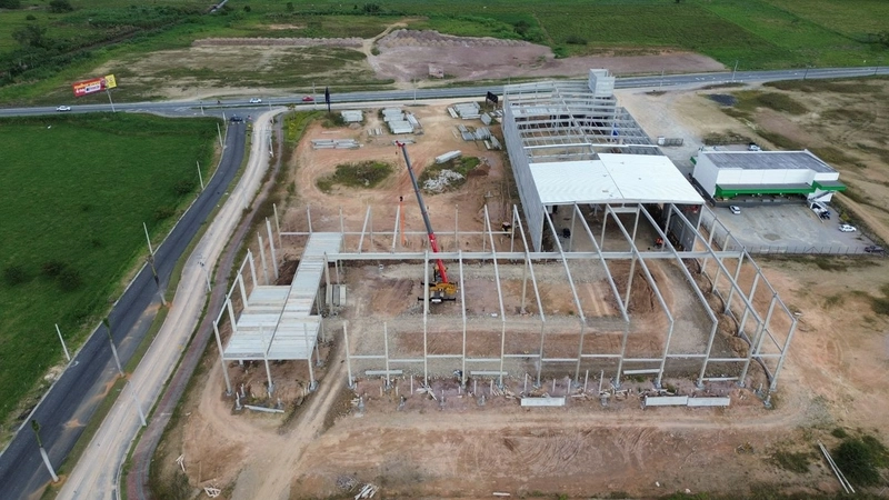 Galpão novo em Gaspar, com 10.000m2 para locação próximo a BR 470: 4ª foto da galeria de imagens do imóvel