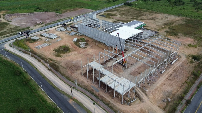 Galpão novo em Gaspar, com 10.000m2 para locação próximo a BR 470: 2ª foto da galeria de imagens do imóvel