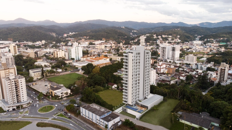 Residencial Alameda apartamento 3 suítes no Centro de Brusque: 2ª foto da galeria de imagens do imóvel