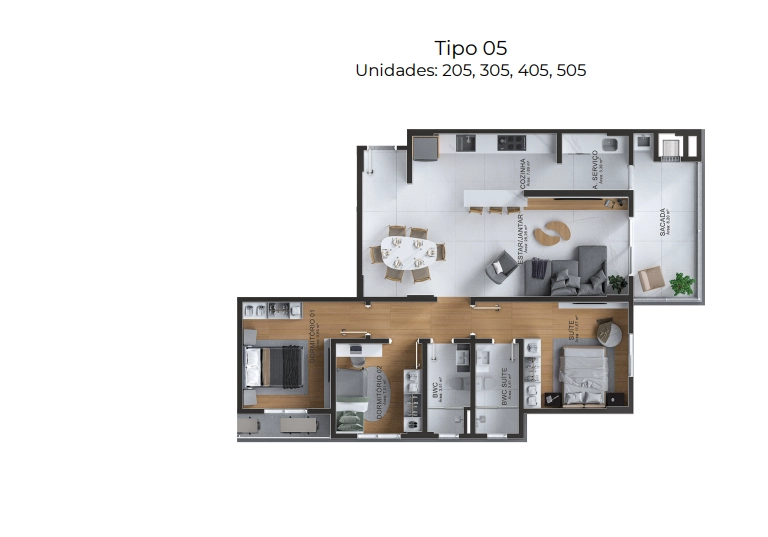 Lovvare Home Club, apartamento 2 e 3 dormitórios na Santa Terezinha: 35ª foto da galeria de imagens do imóvel