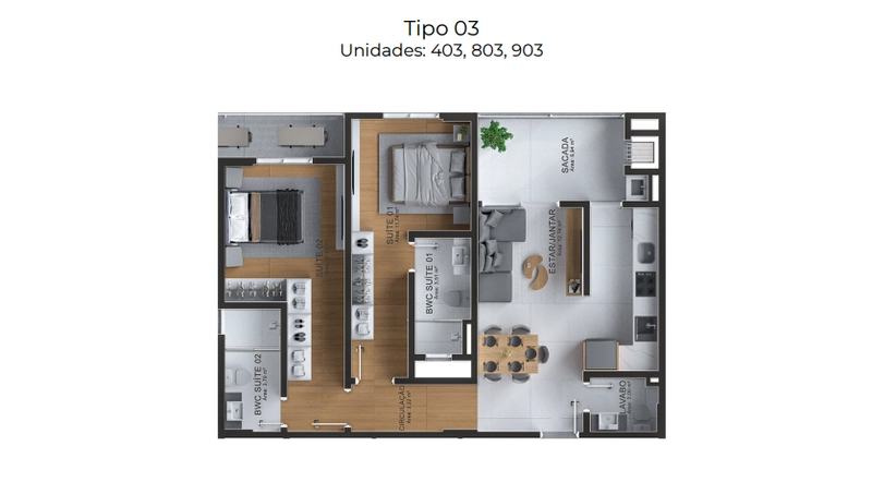 Lovvare Home Club, apartamento 2 e 3 dormitórios na Santa Terezinha: 30ª foto da galeria de imagens do imóvel