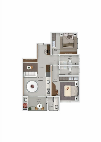 Residencial Monte Moriah - 2 apartamentos por andar !: 9ª foto da galeria de imagens do imóvel