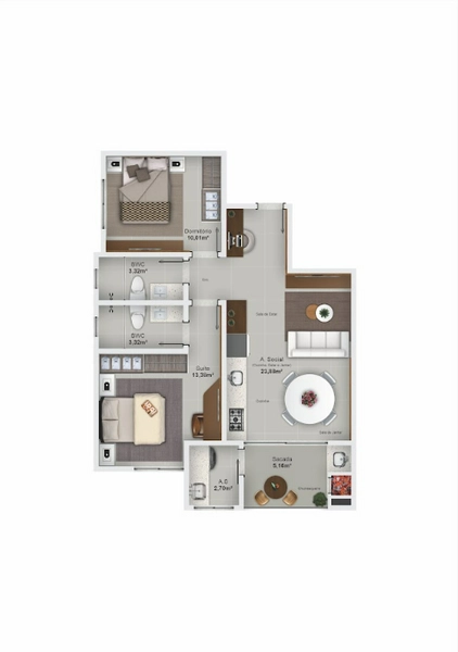 Residencial Monte Moriah - 2 apartamentos por andar !: 10ª foto da galeria de imagens do imóvel