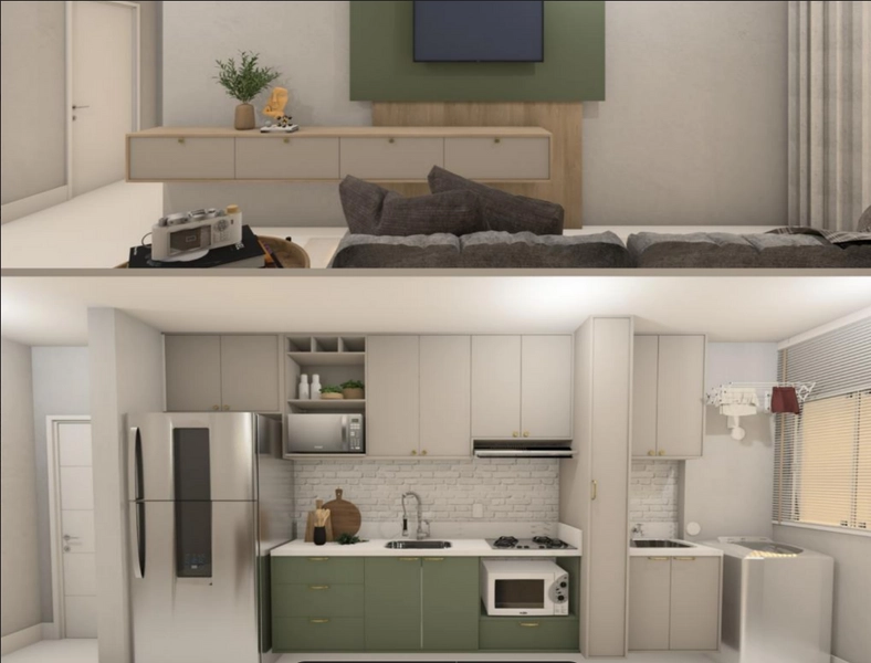 Um apartamento ideal para você e sua família está aqui: 8ª foto da galeria de imagens do imóvel