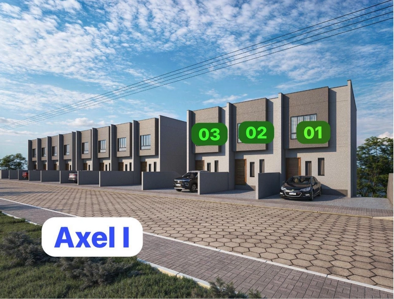 A oportunidade de morar bem está aqui: Sobrados no Residencial Axel I: 1ª foto da galeria de imagens do imóvel