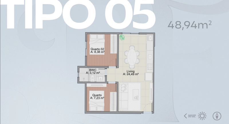 Parco Di Fiori novo lançamento em Brusque,pagamento facilitado!!!: 10ª foto da galeria de imagens do imóvel