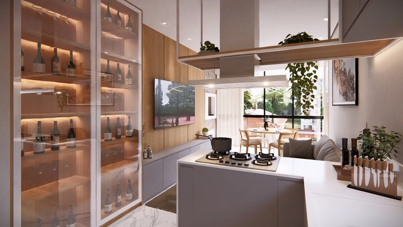 Apartamento em Bombinhas, 280m² da praia (mar de fora): 14ª foto da galeria de imagens do imóvel