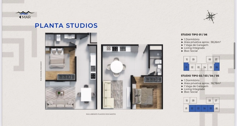 Sky View será construido em Porto Belo,apartamentos tipo studio 38m²!: 4ª foto da galeria de imagens do imóvel