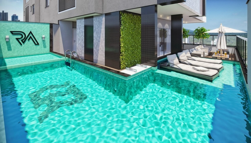 Apartamento decorado e mobiliado á venda Meia Praia-Itapema-SC: 3ª foto da galeria de imagens do imóvel