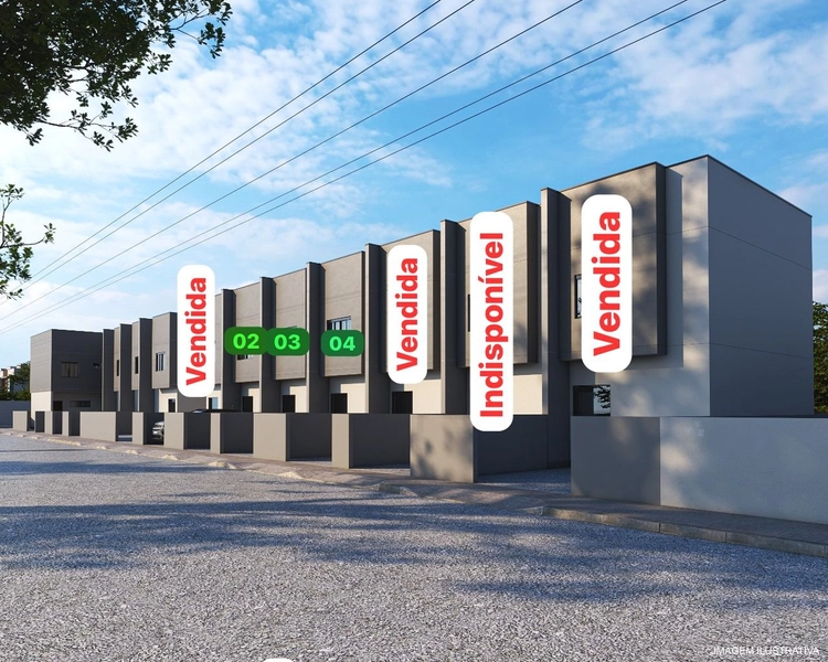 Sobrados 60,74m²,bairro Azambuja,poucas unidades,pagamento facilitado: 3ª foto da galeria de imagens do imóvel