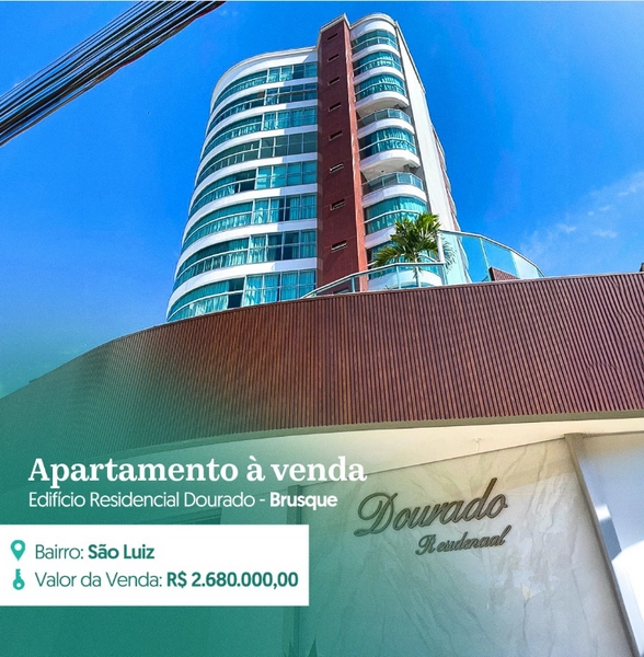 Oportunidade Exclusiva em Brusque – Edifício Residencial Dourado