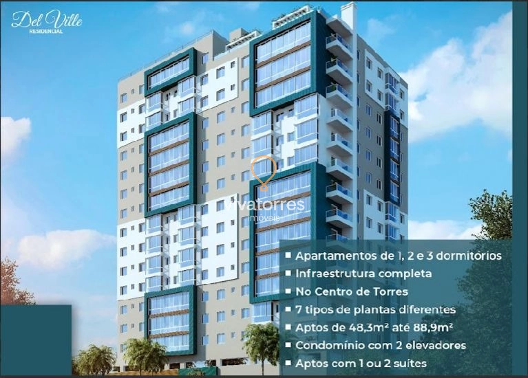 Apartamentos de 1,2 e 3 dormitórios- Torres Rs-: 1ª foto da galeria de imagens do imóvel
