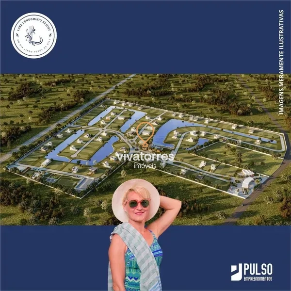 Terreno no Condomínio Lake Resort na Itapeva em Torres-RS: 1ª foto da galeria de imagens do imóvel