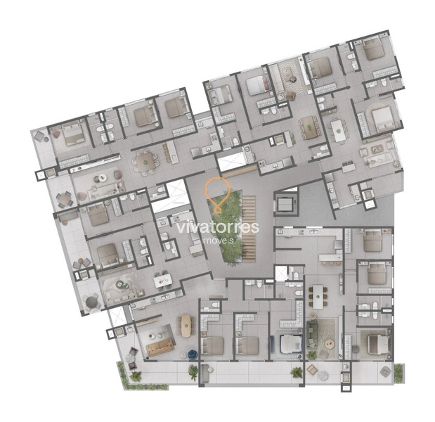 Lançamento de 3 Dormitórios - Torres Rs-: 9ª foto da galeria de imagens do imóvel