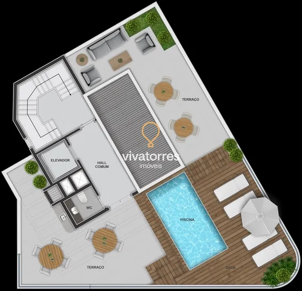 Apartamento de 3 suítes- Torres rs-: 16ª foto da galeria de imagens do imóvel