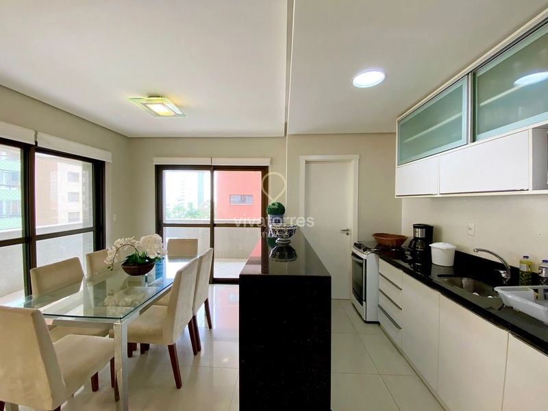 Apartamento mobiliado com 3 dormitórios e sacada com churrasqueira: 20ª foto da galeria de imagens do imóvel