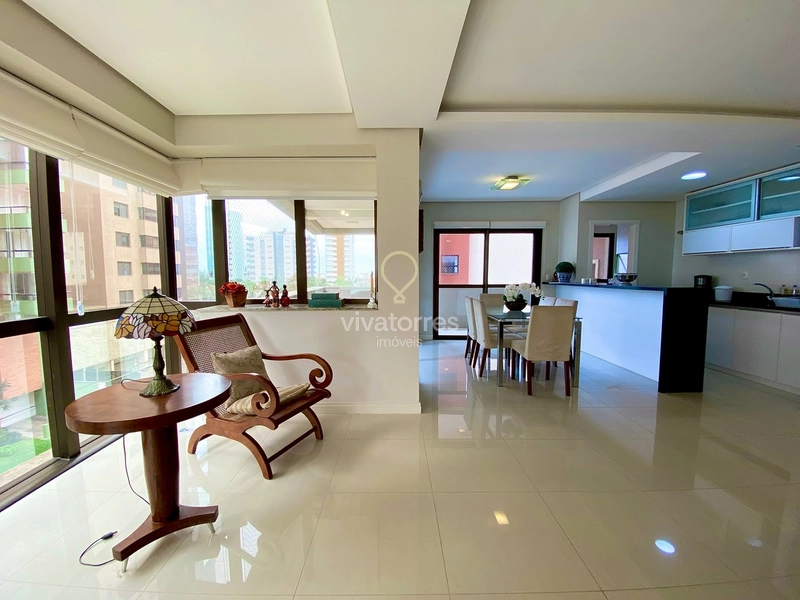 Apartamento mobiliado com 3 dormitórios e sacada com churrasqueira: 14ª foto da galeria de imagens do imóvel