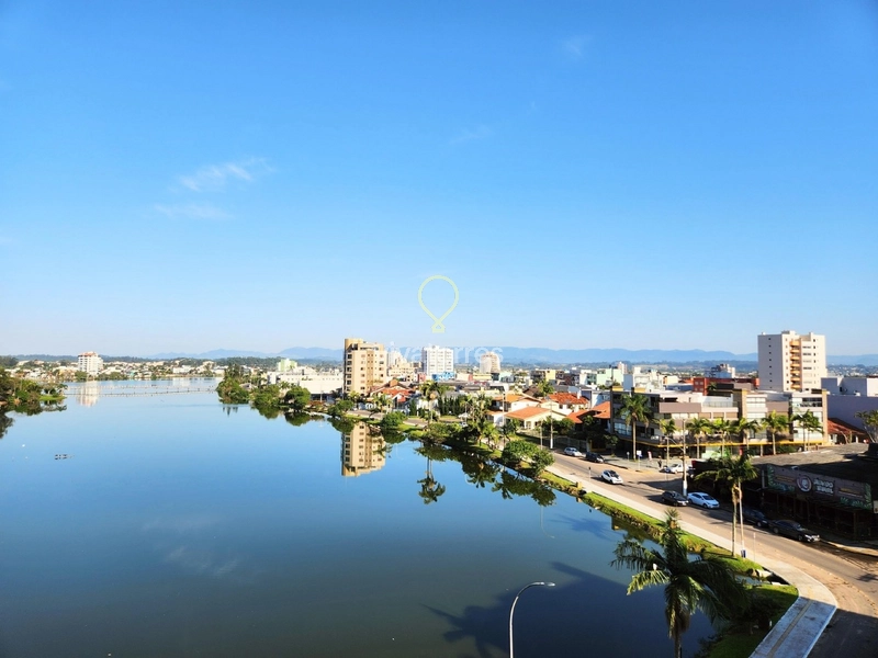 Apartamento 3 dormitórios com suíte e vista para a lagoa: 2ª foto da galeria de imagens do imóvel